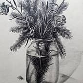 Ёлка с гвоздиками  Christmas Tree with Carnations