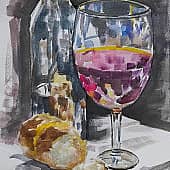 Натюрморт акварельный