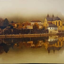 Туман над городом.