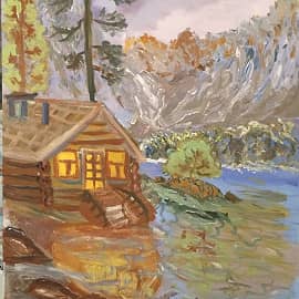 Домик у озера