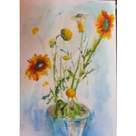 букет осенних цветов