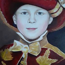 Портрет внука в испанском костюме