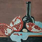 Натюрморт с гранатами