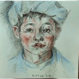 мальчик в шапке