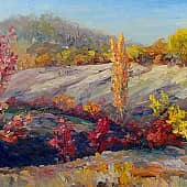 Тополь в овраге. Осень. Пленэр ZhNataly