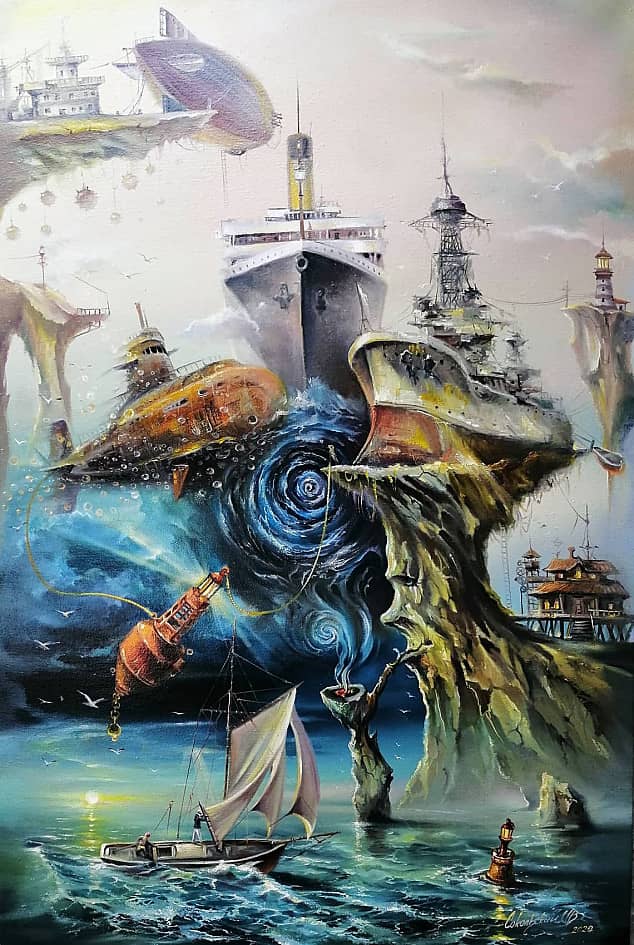 Бакен у скалы Старый рыбак