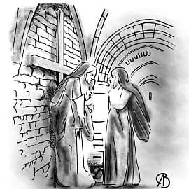 В монастыре