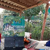 Я пошла - Исса (односеансный этюд) (2), художник Татьяна Паола