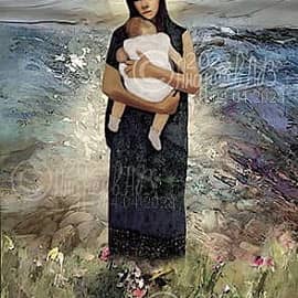 Женщина с младенцем.