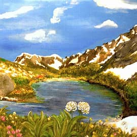 озеро в горах