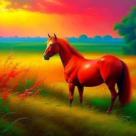 Красный конь