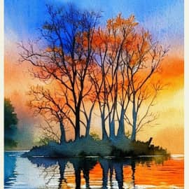 Картина "Островок"
