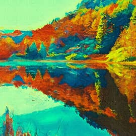 В лесном краю.