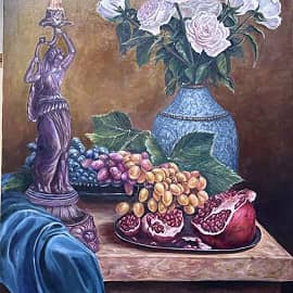 Натюрморт с розами