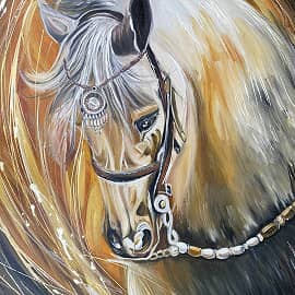 Белая лошадь