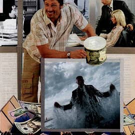 Эврика и гранты. Коллаж.