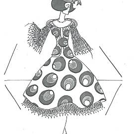 Модель номер ... (из серии "Сценический костюм")