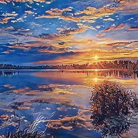 на закате дня