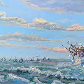 Летающая лодка. Проект Сказочные миры ZhNataly.