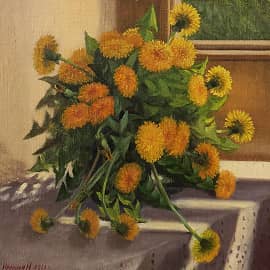 Солнечные одуванчики.