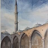 Двор Голубой мечети