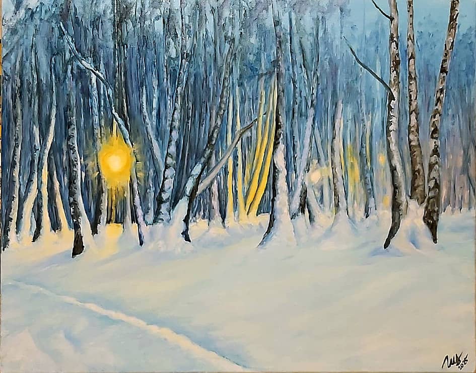 Зимний вечер в Ясенево.