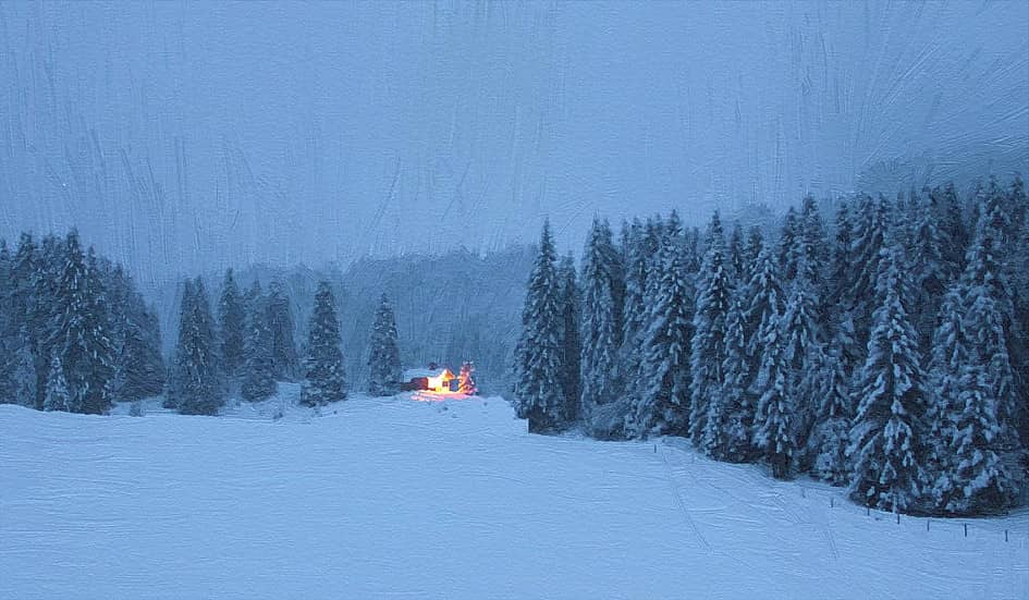 Далёкий огонёк надежды.