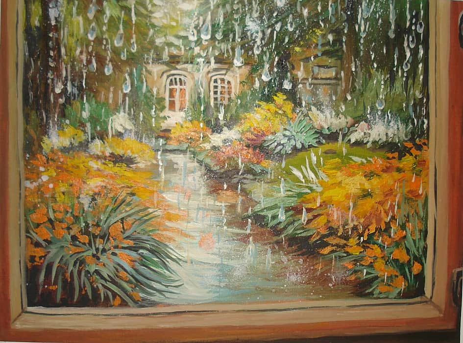 Дождь за окном.