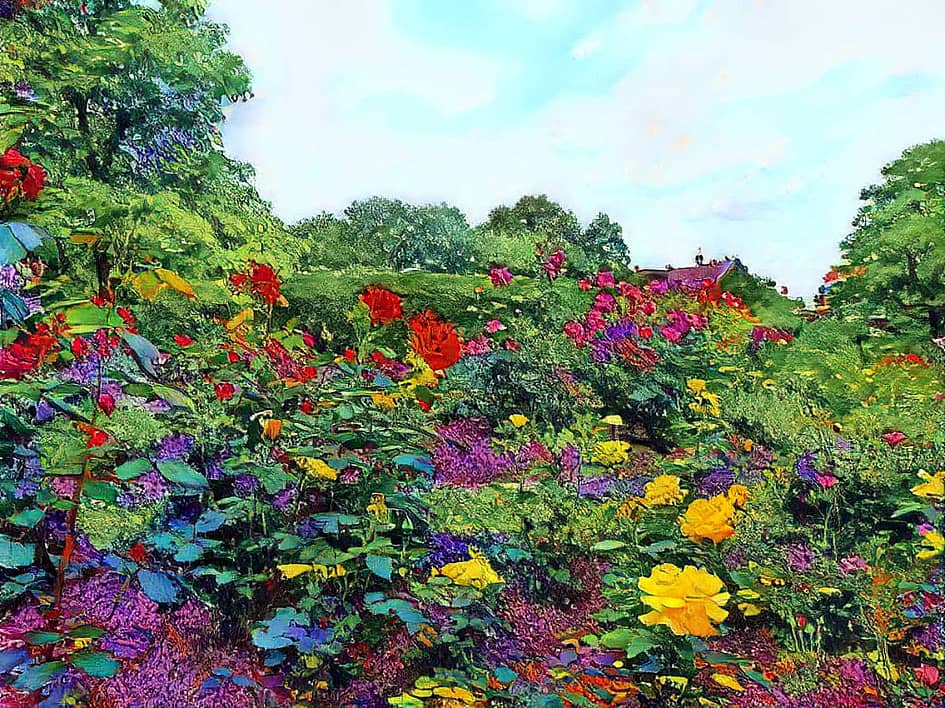 Жёлтые розы.