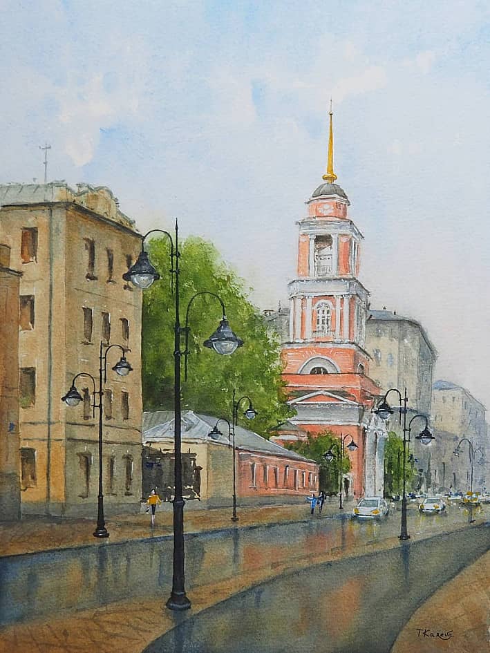 Пятницкая после дождя