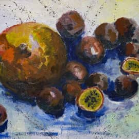 Гранат и маракуйя