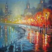 Вечерний город.