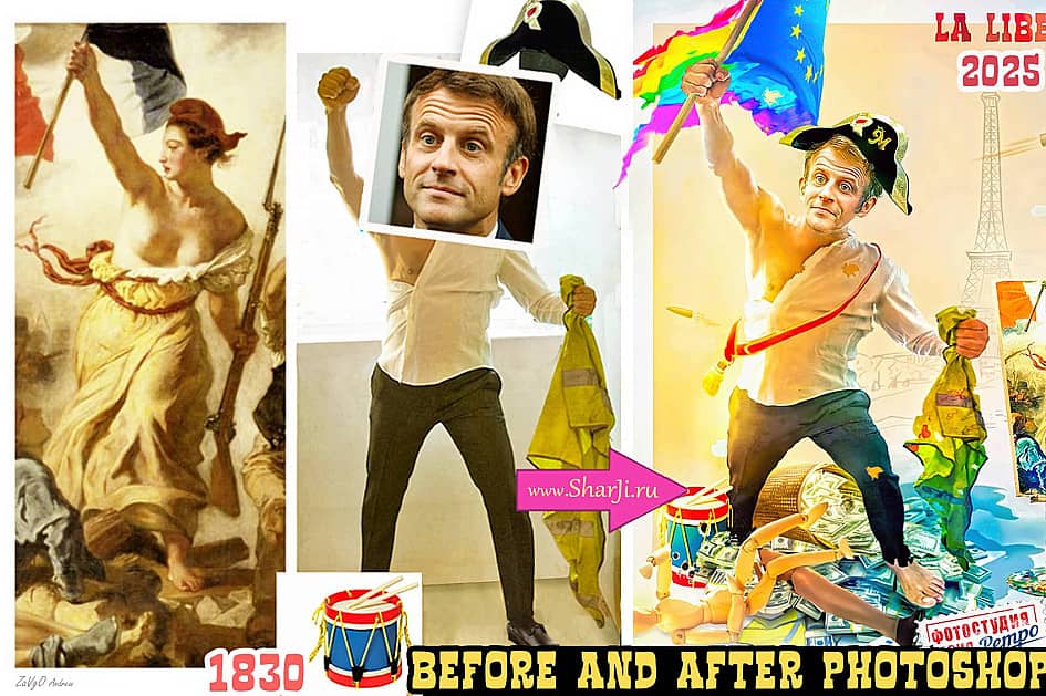 X-files До и после Photoshop