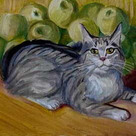 Барсюша. Охраняю урожай.