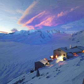 Горный приют.