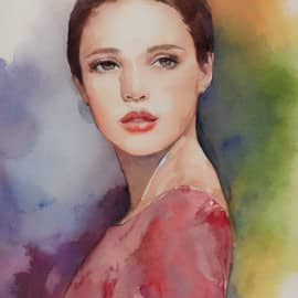 Картина "Карие глаза"