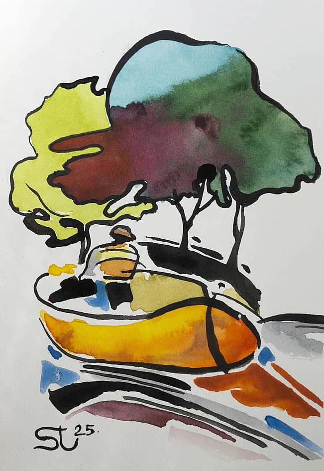 движение лодки