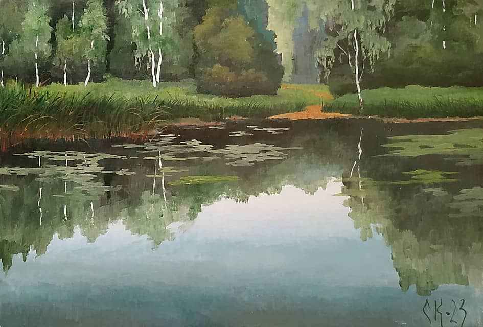 Лесное озеро