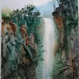 Водопад. Импровизация