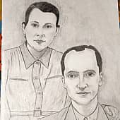 Мои родители. Обновлённый вариант. Фото 1958 года