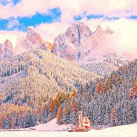 Зимние горы