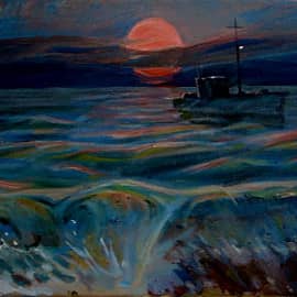 Вечернее море