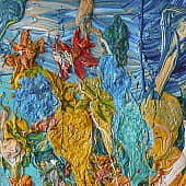 Картина Богатство и энергия цвета в природе Абстракция живопись Екатерина Лебедева художник (3), художник Екатерина Лебедева