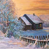 Морозным вечером