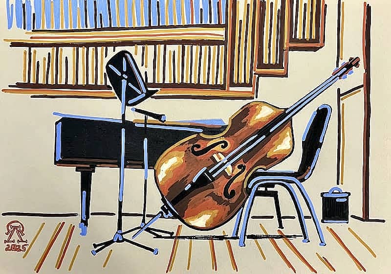 Контрабас. Скетч.