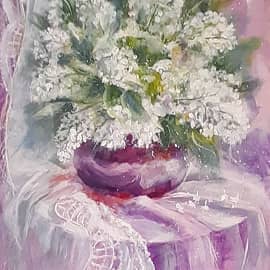 Белая сирень