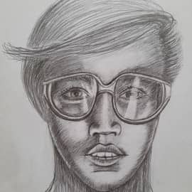 Портретная зарисовка по МК 9