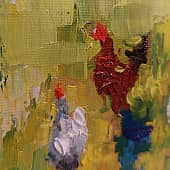 Солнечные курочки (1), художник Виктория Мисюряева