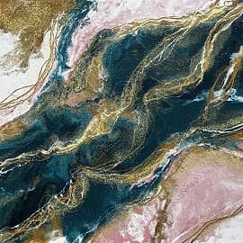 Картина на холсте Golden Emanations