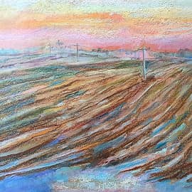 Поле. Апрель.